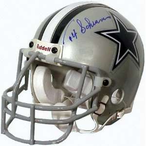 Tex Schramm Dallas Cowboys Autographed Sharco Mini Helmet