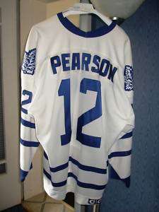   LEAFS   ROB PEARSON   Game Worn Jersey  Ultimate collectible  
