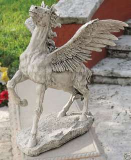   Mythical Winged Horse Sculpture. Home Yard & Garden Statue Products