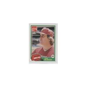  1981 Coke Team Sets #103   Tug McGraw Sports Collectibles