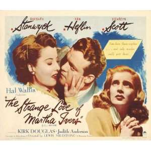   Martha Ivers Poster Movie Half Sheet 22x28 Barbara Stanwyck Van Heflin