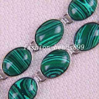 Green Malachite Beads Gemstone Bracelet Bangle H922  