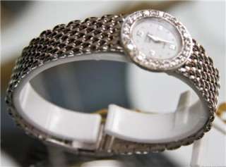   Ladies Christian Geneve Diamond & 14kt White Gold Quartz Watch  