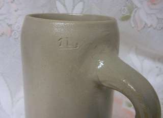 Vintage Salt Glaze German Distel Beer Stein Mug  