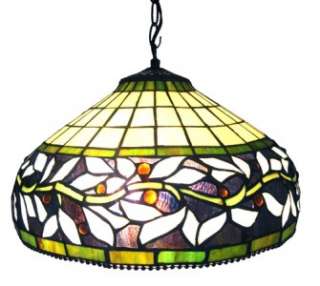 Stained Glass Tiffany Style Ivy Pendant Lamp 16 Shade Ceiling Light 