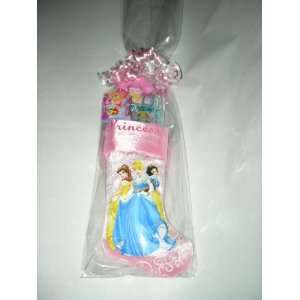  Disney Princess Holiday Stocking & Candy Cane Lip Gloss 