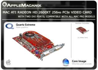   Mac Pro ATI Radeon HD 2600XT 256MB PCIe 661 4723 Video Graphics Card