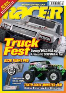 RC Car Racer Magazine Issue July 2011 Grave Digger  