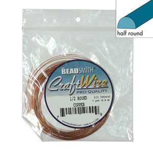 Beadsmith Non tarnish copper wire. Bright and shiny. Made in the USA.