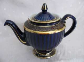 Hall Los Angeles Cobalt Teapot  