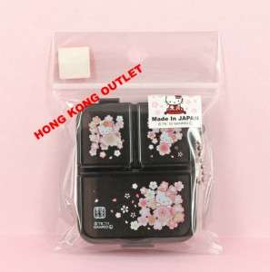 Hello Kitty Pill Case Box Storage Case Floral G28c  