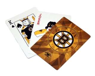 NHL BOSTON BRUINS PLAYING CARDS ~ TEAM JERSEY ON PICTURE CARDS 52 