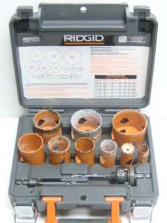 RIDGID 7040 13 PC HOLE SAW KIT W/CASE  