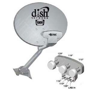   1000.2 Dish 110, 119, 129 Satellites High Definition Dish Electronics