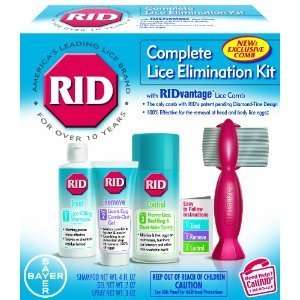  RID Complete Lice Elimination Kit [4 PACK] Health 