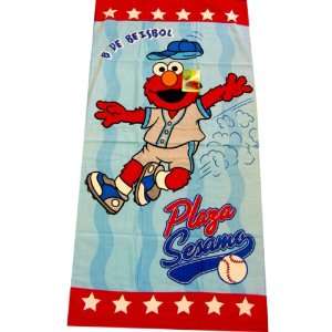  Sesame Street Elmo Allstar Beach Towel Toys & Games