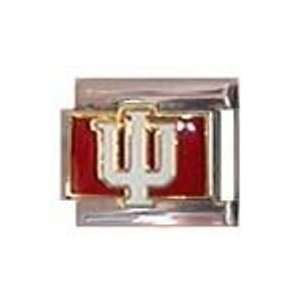  NCAA Indiana Hoosiers IU Logo Italian Charm 