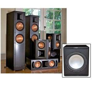 Klipsch RF 82II Home Theater Speaker System FREE SUB Bk  