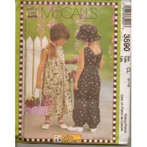   Pattern Mary Engelbreit Girls Jump Suit/ Hat Arts, Crafts & Sewing