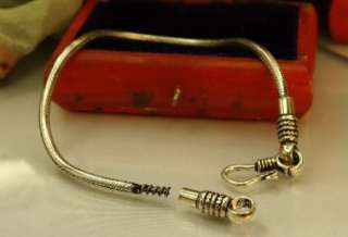 bracelet size length including hook and end 21cm 8¼ inches