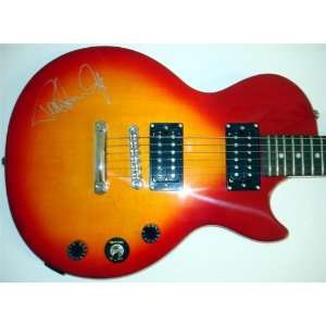  Paul Stanley autographed Guitar (Epiphone Special Orange 