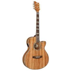  ESP Xtone Exotic Wood Cutaway Acoustic Electric Guitar 