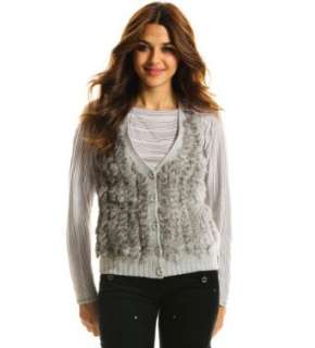  Armani Exchange Knit Faux Fur Vest Clothing