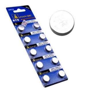 10 AG13 Alkaline Button Cell Battery for Camera Watch  