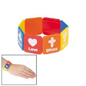  Tile Faith Bracelets (1 dz) Toys & Games