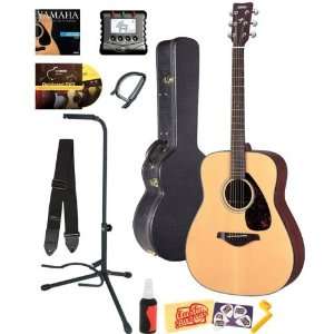  Yamaha FG700S Folk Acoustic Guitar Bundle w/Case,Strap 