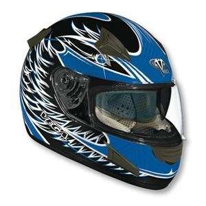  Vega Attitude Fierce Helmet   Large/Blue Automotive