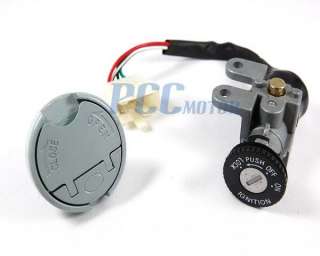 IGNITION SWITCH KEY SET FOR 150CC MOPED SCOOTER KS12  