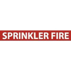  PIPE MARKERS SPRINKLER FIRE 1X9 3/4 CAPHEIGHT VINYL