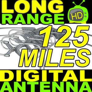 100 125 MILE OUTDOOR HDTV TV ANTENNA HD DIGITAL OTA DTV  