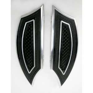    Thunder Cycle Designs Driver Floorboards   Black TC 554 Automotive