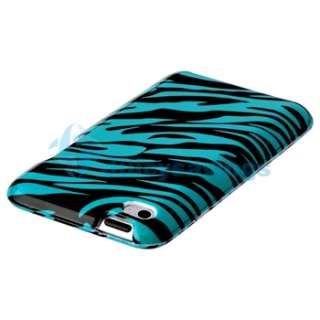 Dog Paw+Zebra+Colorful Leopard Hard Case for iPod Touch 4 4th Gen 8GB 