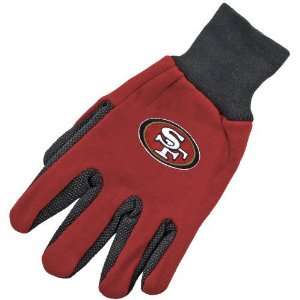  NFL McArthur San Francisco 49ers Two tone Utility Gloves 