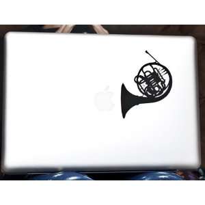 French Horn   Apple Macbook Laptop Decal