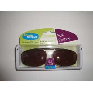 Solar Shield Polarized Driving Lens 52R5 Full Frame Clip on Sunglasses