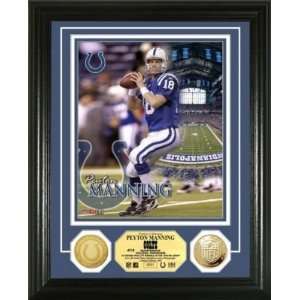  Peyton Manning 24KT Gold Coin Photo Mint 