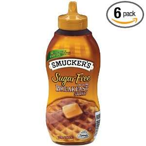 Smuckers Sugar Free Breakfast Syrup, 14.5 Ounce (Pack of 6)  