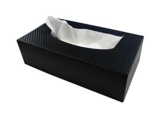 JDM Carbon Fiber Pattern Refill Tissue Paper Box Holder  