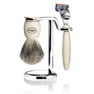   Art of Shavingthe Fusion Ivory and Nickel Razor Set 