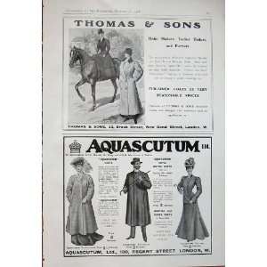   1906 Thomas Fur Lined Coats Aquascutum Motor Fashion