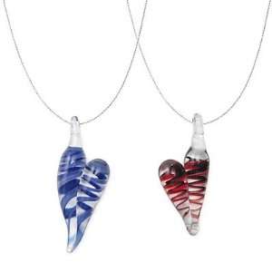  Glass Heart Necklace
