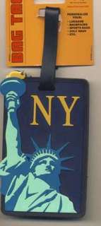 NEW YORK CITY STATUE OF LIBERTY LUGGAGE & BAG TAG  