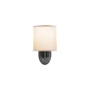 Barbara Barry Graceful Ribbon Single Sconce in Bronze with Silk Shade 