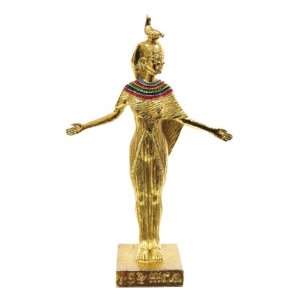  Egyptian Gold Plated Pewter Selket Figurine 6245
