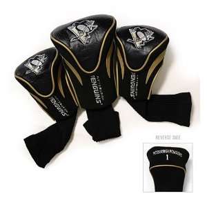   Pittsburgh Penguins 3 Pack of Golf Club Head Covers