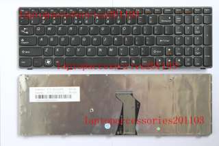 NEW Original IBM Lenovo Z570 Keyboard With gray Frame  